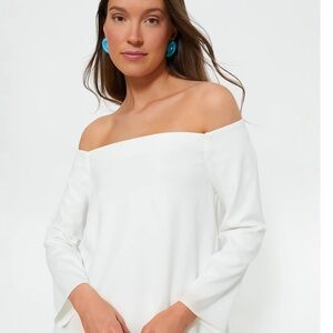 Miranda Off-Shoulder White Top (tuckernuck)